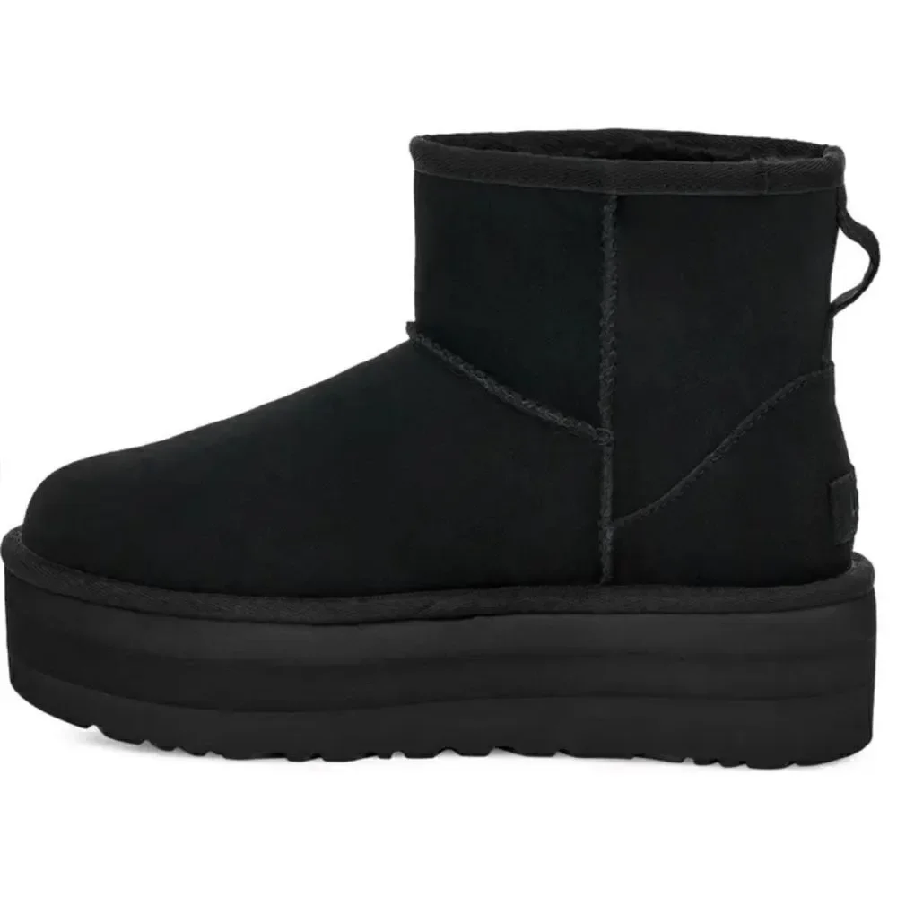 Black platform UGGS